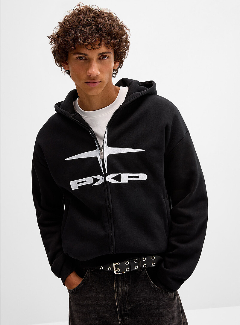 Star Logo Zip-Up Hoodie