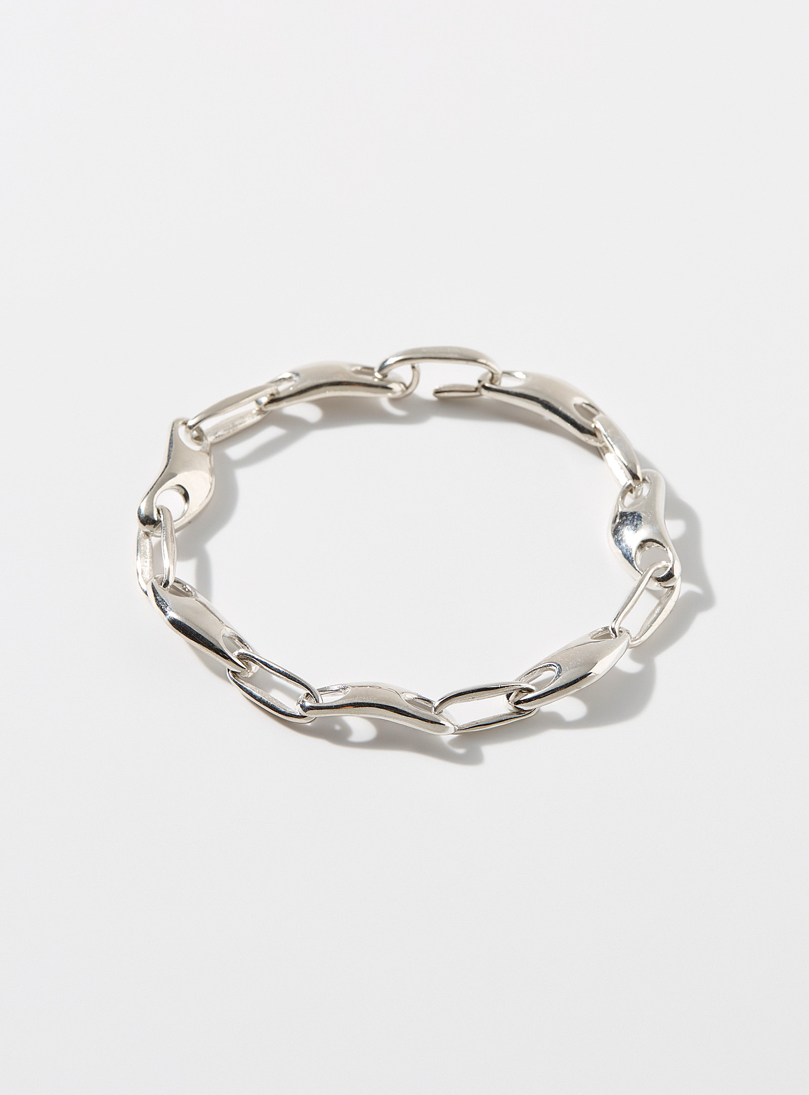 Wolf Circus - Men's River recycled sterling silver bracelet