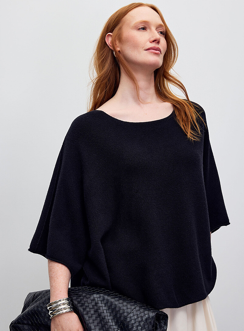 Oversized boxy-fit boat-neck sweater Exclusive collection from Italy product image (primary)