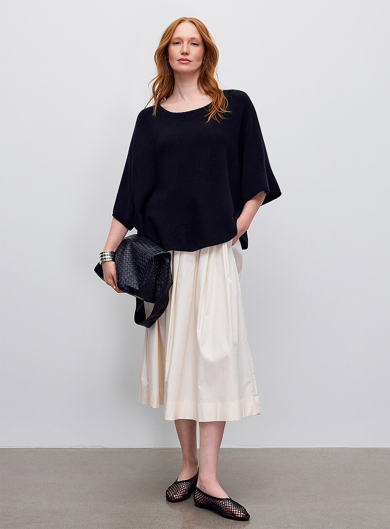 Oversized boxy-fit boat-neck sweater Exclusive collection from Italy product image 2