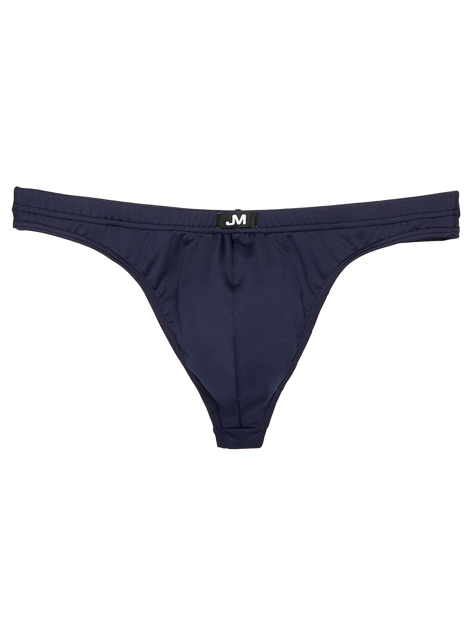 Second Skin Thong In Marine Blue