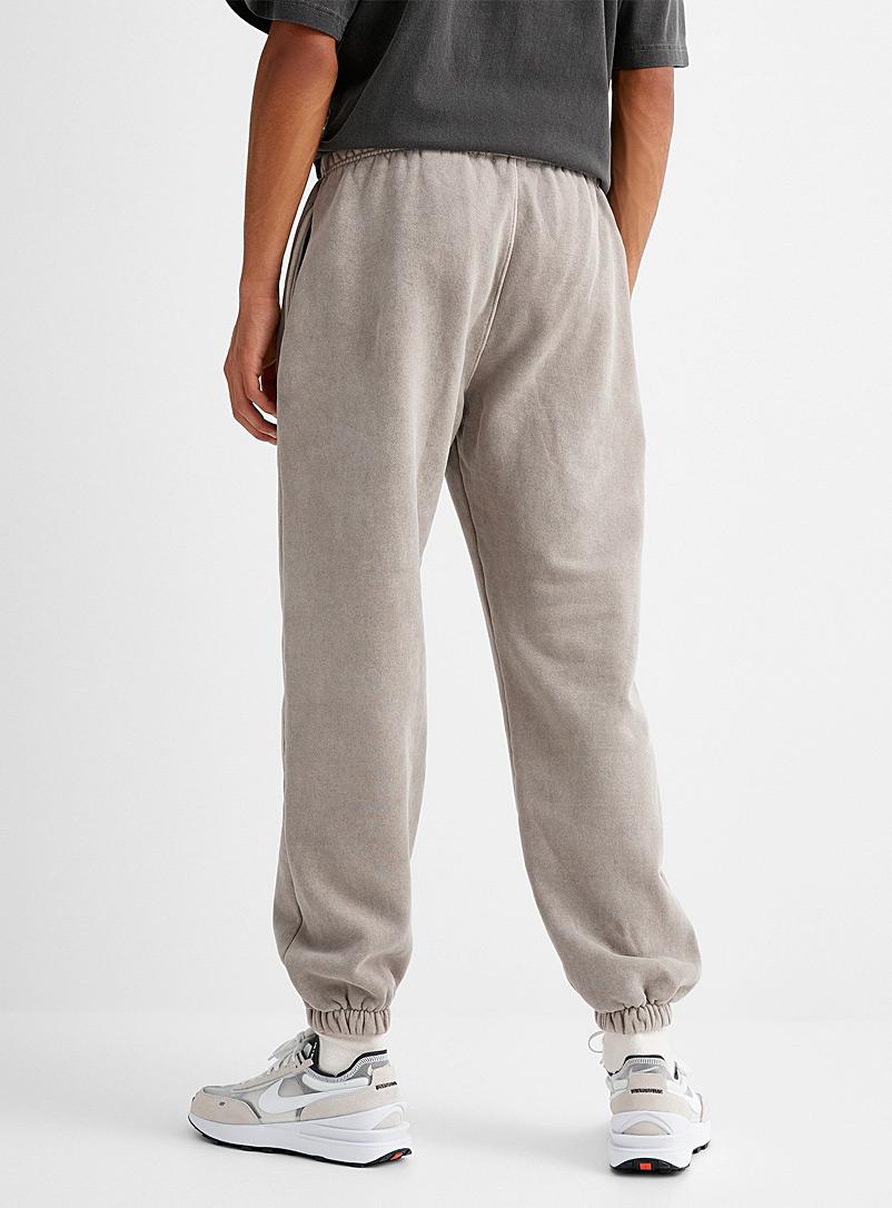 Le 31 Charcoal Faded sweatpant for men