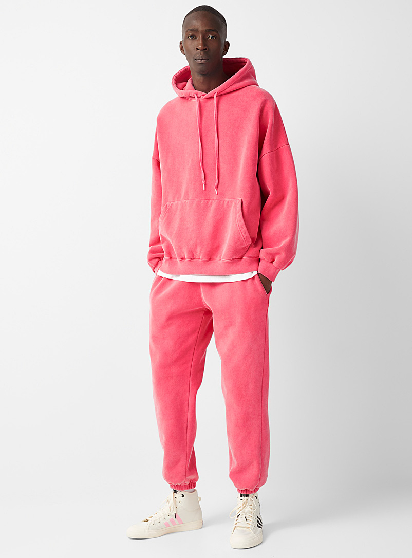 Le 31 Pink Faded sweatpant for men