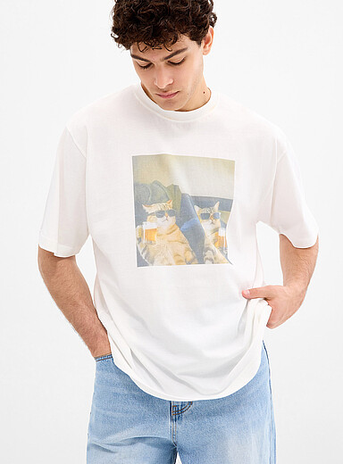 Le t-shirt animaux festifs <b>Importation de S&eacute;oul</b>