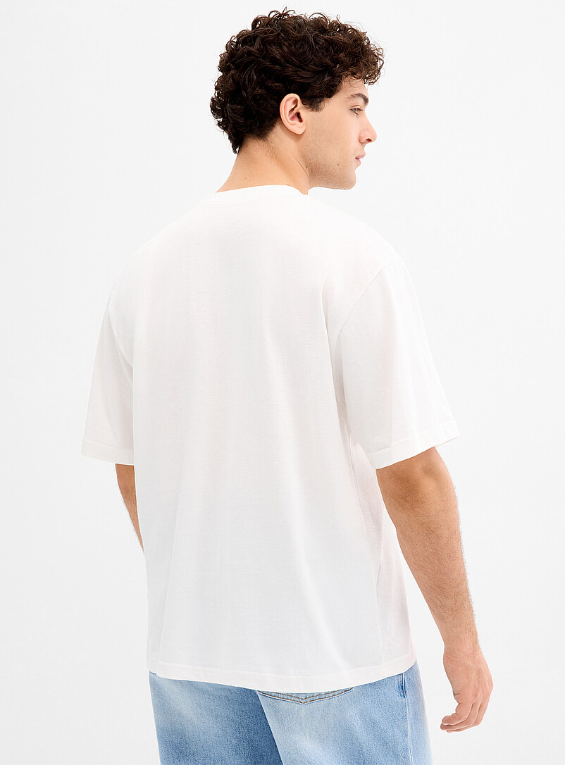 Le 31: Le t-shirt animaux festifs <b>Importation de S&eacute;oul</b> Blanc pour homme