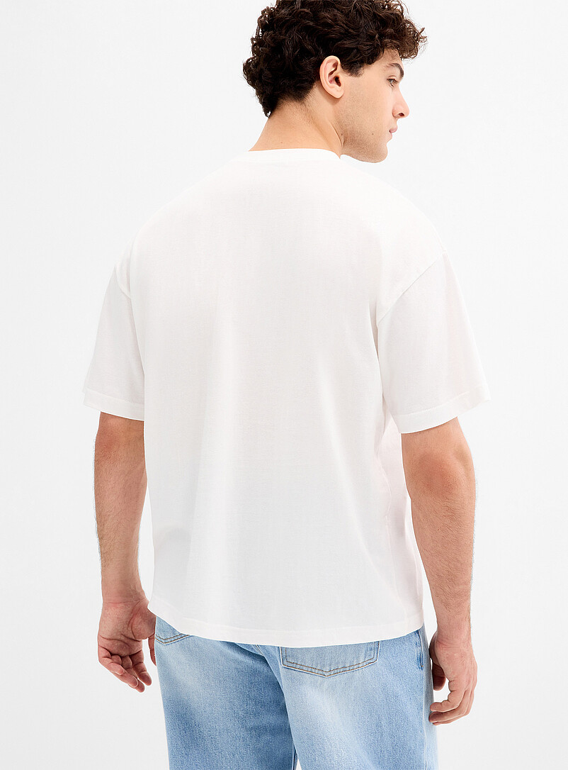 Le 31: Le t-shirt animaux festifs <b>Importation de S&eacute;oul</b> Blanc pour homme