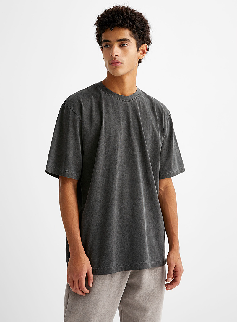 Le 31 Charcoal Faded XL T-shirt for men