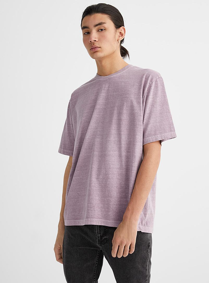 Le 31: Le t-shirt XL délavé Violet pour homme
