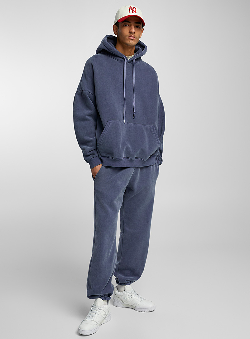 Le 31 Periwinkle Faded hoodie for men