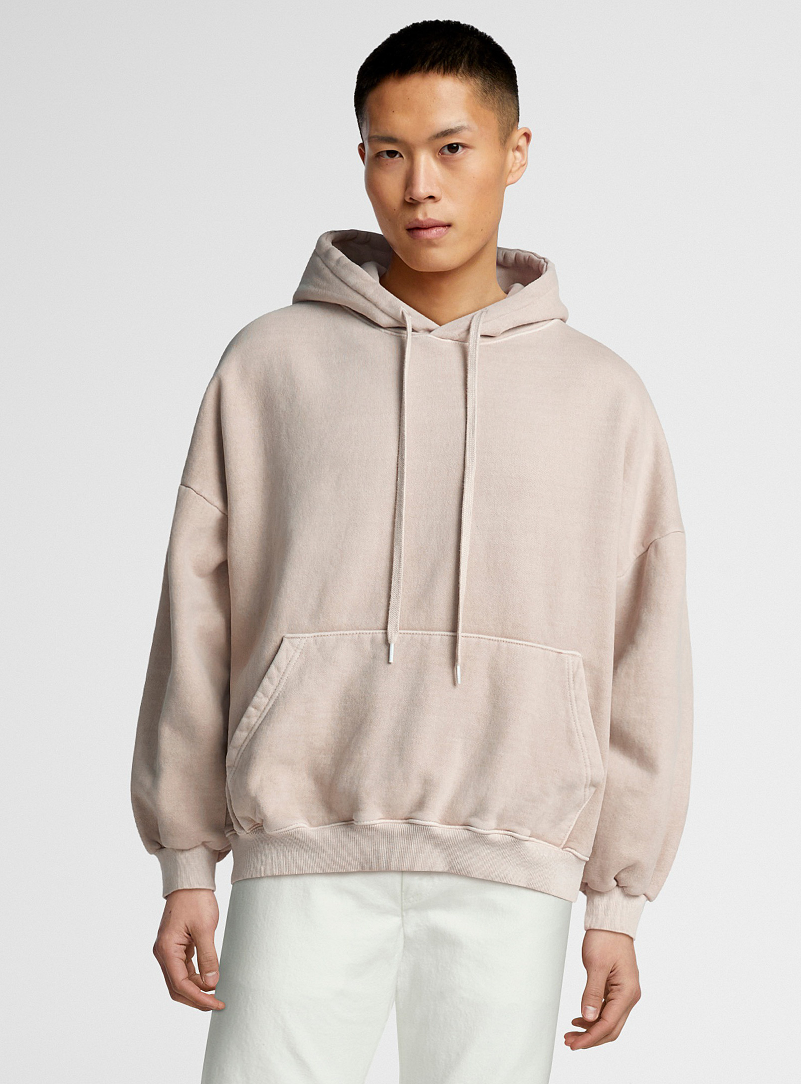 Le 31 Faded Hoodie In Pearly