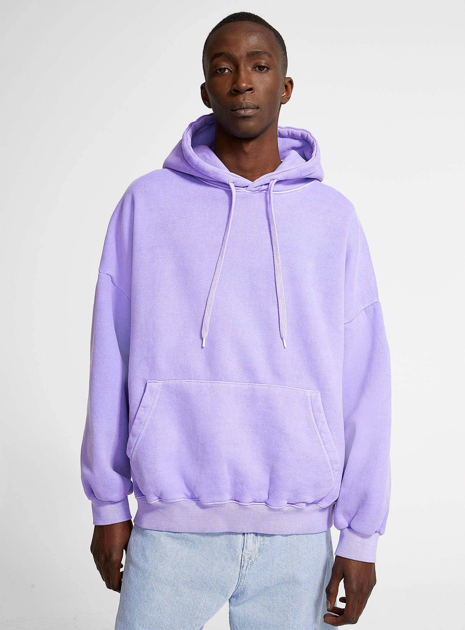 Le 31 Faded Hoodie In Mauve