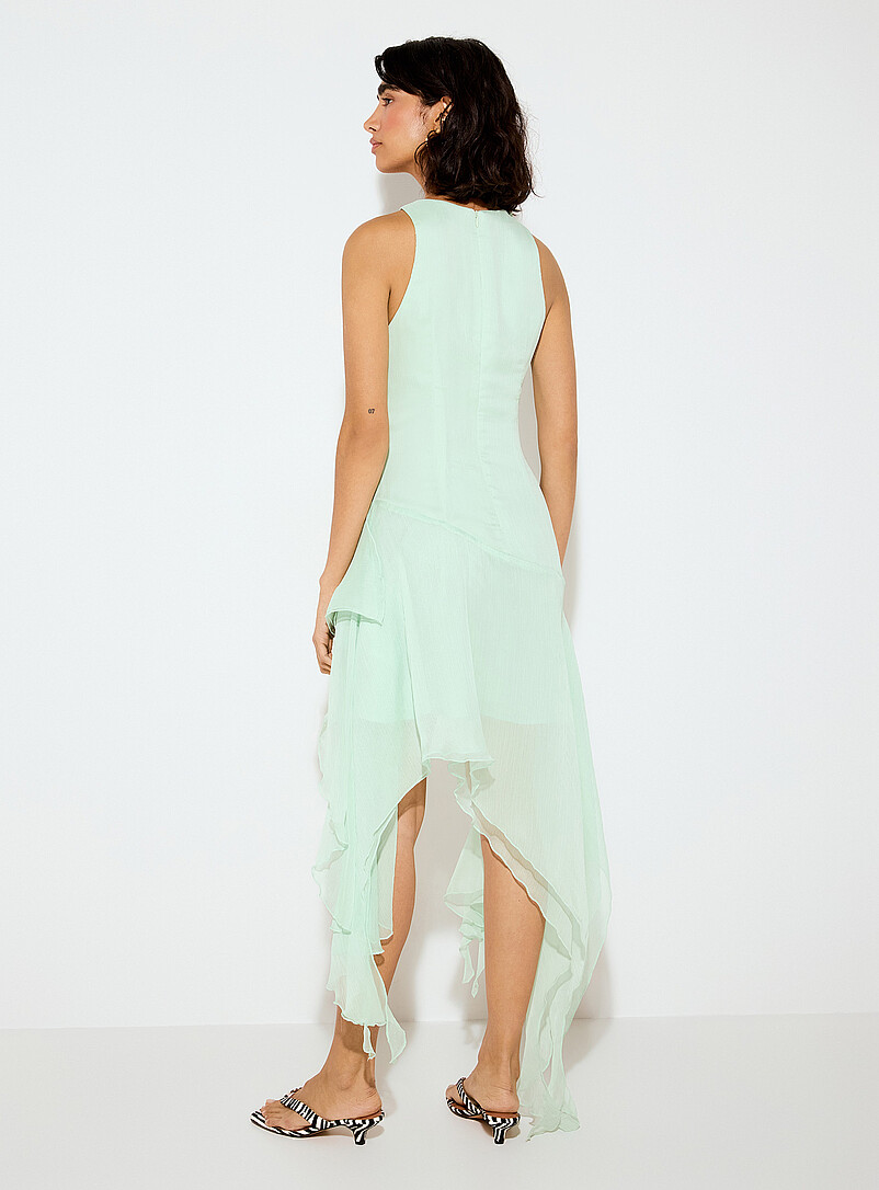 Ivana mint green ruffled minidress product image 3