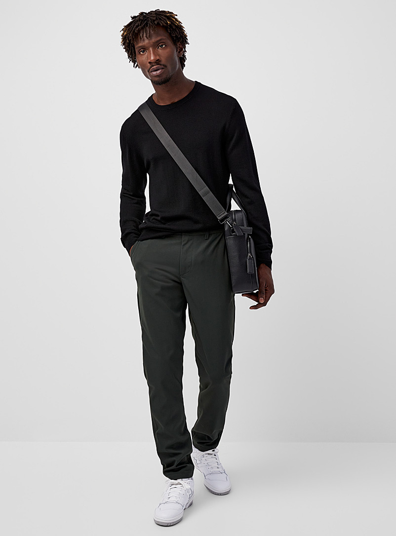 Le 31: Le chino techno twill Coupe Stockholm - Étroite Collection Innovation Vert pour homme