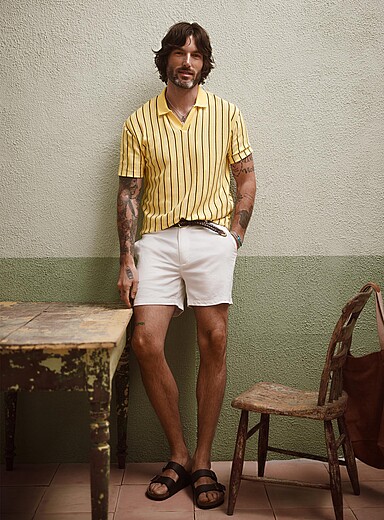 Le short chino extensible <b>Longueur d'entrejambe : 13 cm (5 po)</b>