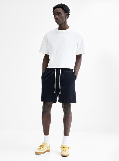 Mini-corduroy easy short