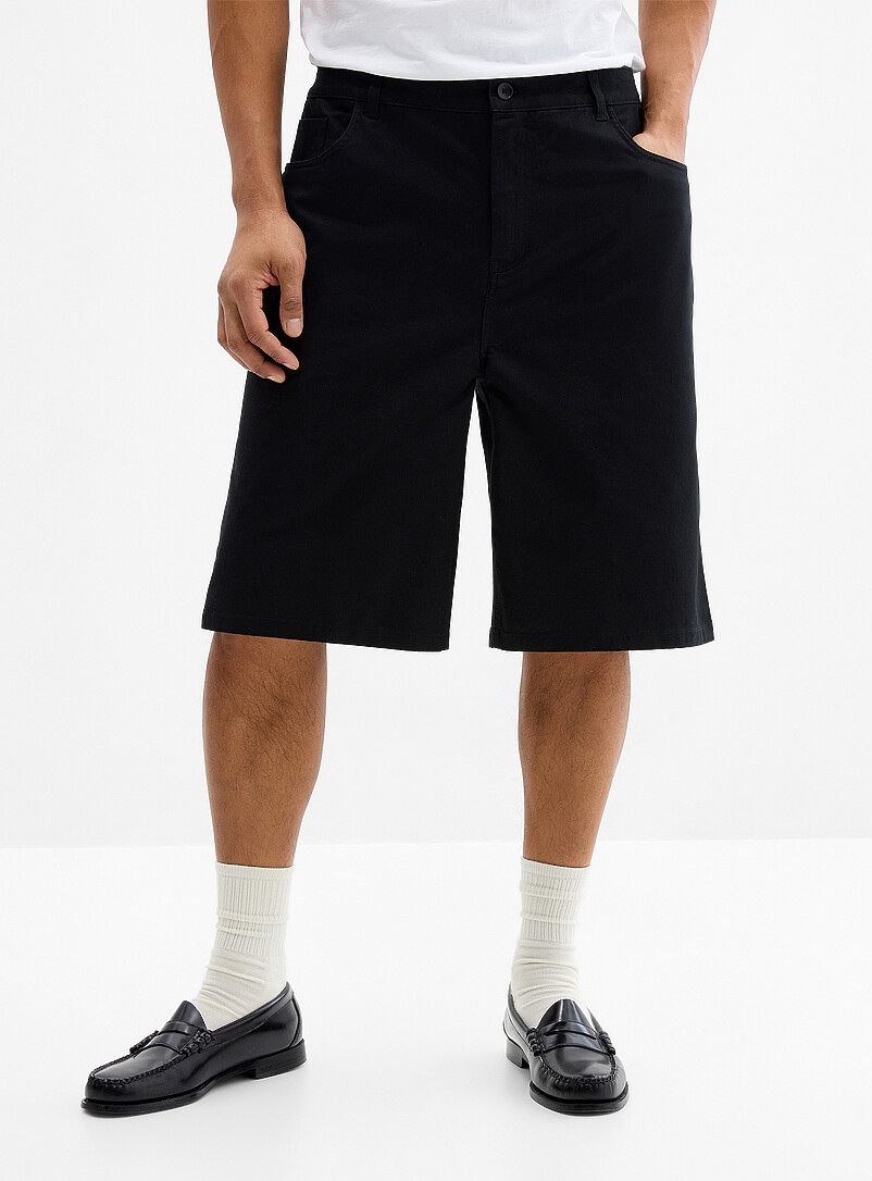 Le 31 Ivory Loose chino Bermudas <b>Inseam: 11" (28 cm)</b> for men
