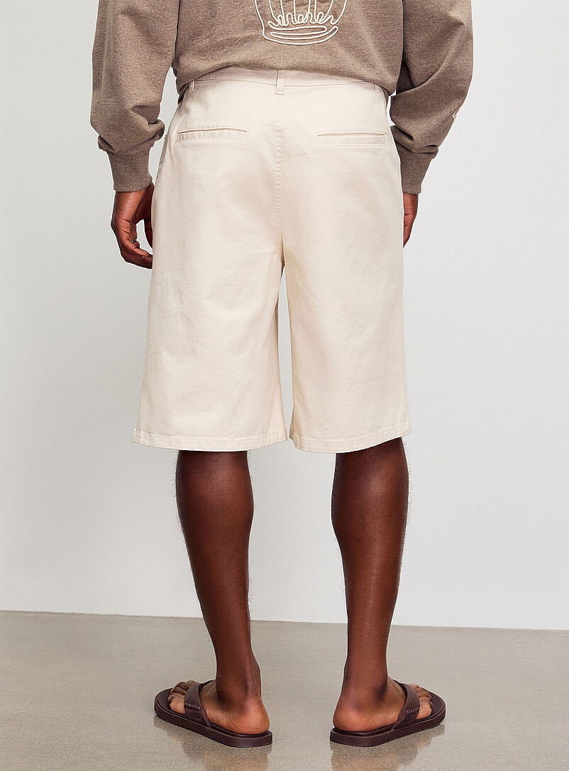Le 31: Le bermuda chino ample <b>Longueur d'entrejambe : 28 cm (11 po)</b> Ivoire pour homme