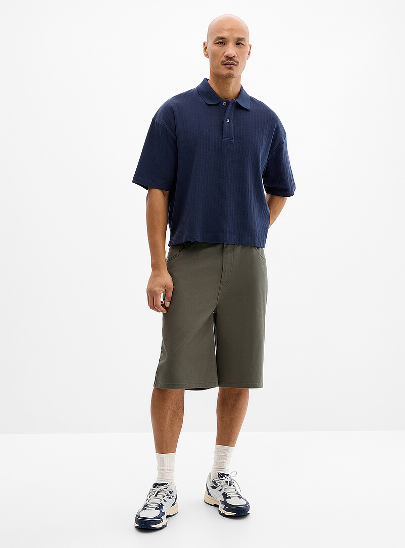 Le 31: Le bermuda chino ample <b>Longueur d'entrejambe : 28 cm (11 po)</b> Ivoire pour homme