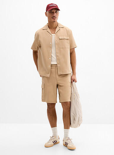 Utility cargo Bermudas <b>Inseam: 10" (26 cm)</b>