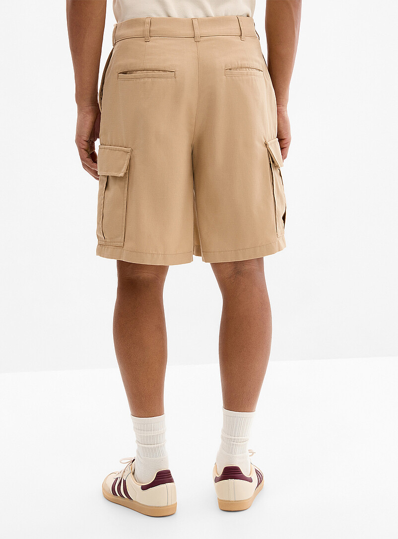 Le 31 Green Utility cargo Bermudas <b>Inseam: 10" (26 cm)</b> for men