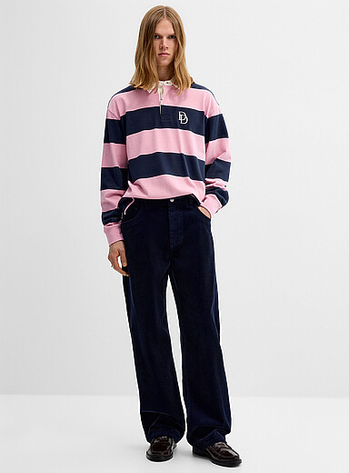 Le pantalon 5 poches velours c&ocirc;tel&eacute; <b>Coupe Wynwood - Relaxe</b>