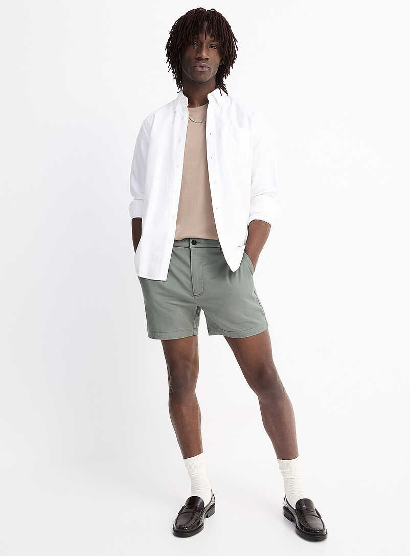 Stretch Chino Short Inseam: 5" (13 Cm)