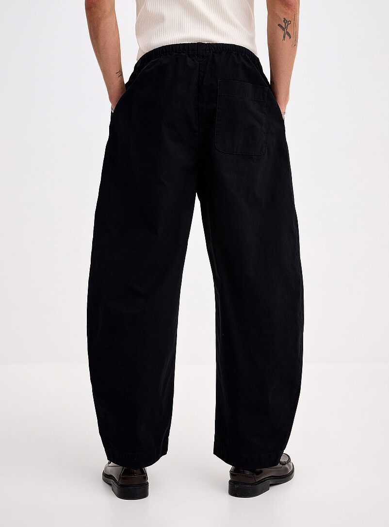 Colourful elastic-waist canvas pant Madrid fit - Barrel product image 3