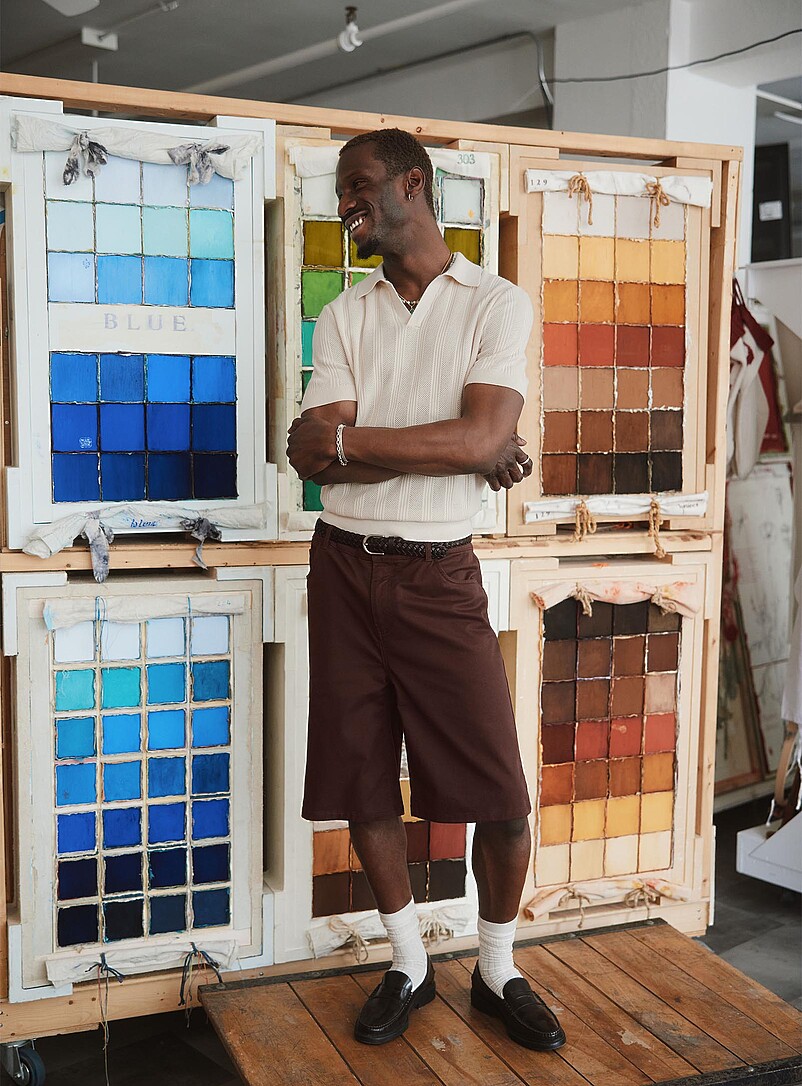 Loose chino Bermudas Inseam: 11" (28 cm) product image (primary)