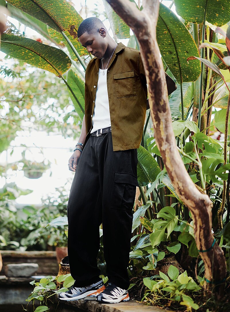 Touch Of Linen Cargo Pant Madrid Fit - Barrel