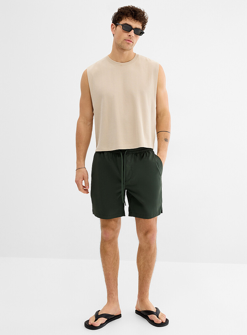 Lightweight Stretch Nylon Short Inseam: 7" (18 Cm)