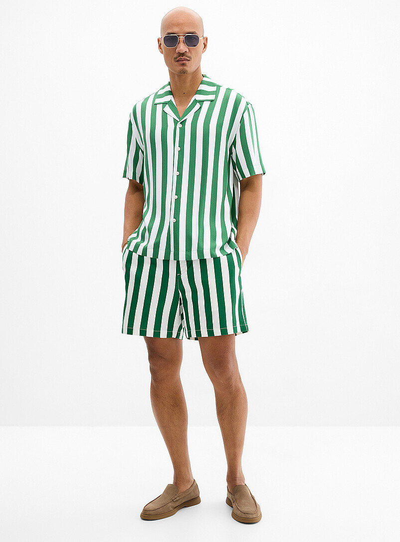 Parasol-stripe short Inseam: 6" (15.5 cm) product image (primary)