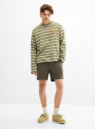 Recycled cotton 6" deck short <b>Regular fit</b>