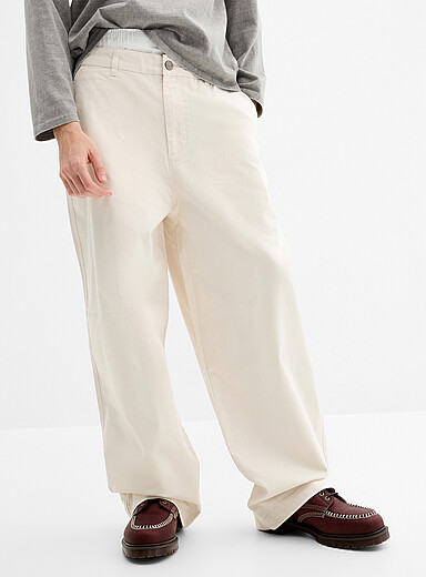 Stretch recycled cotton chinos <b>Camden fit - Baggy</b>