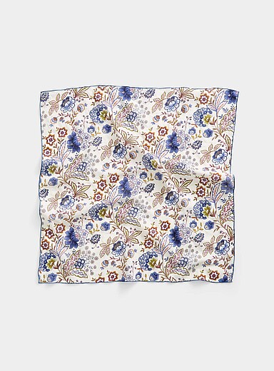 Flower garden 100% cotton scarf