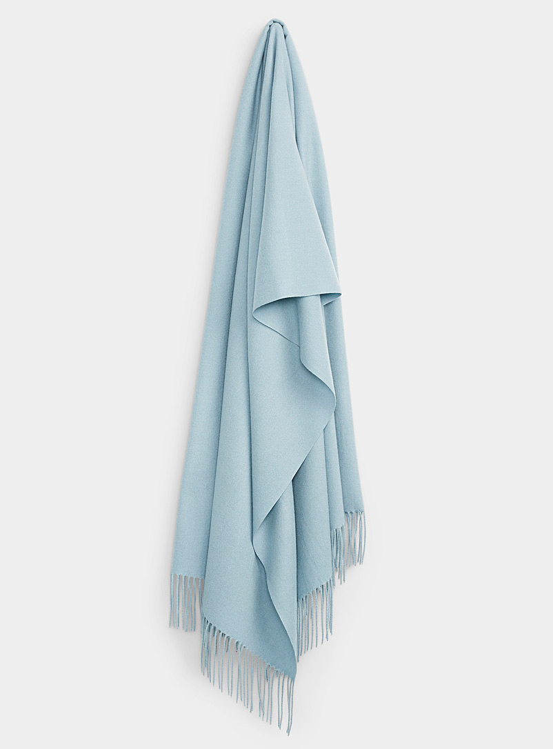 Simons Baby Blue Solid-coloured scarf for women