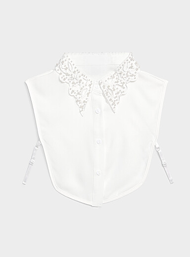 Le faux col petites perles | Simons | Accessoires Utilitaires et ...