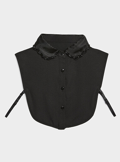 Mini-jewel scalloped faux collar | Simons | Useful & Chic Accessories ...