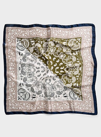Paisley ceramic scarf