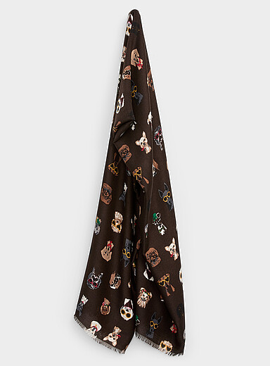 Casual dog lightweight scarf