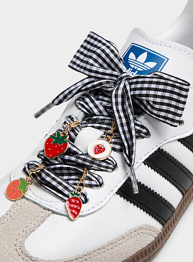 Fruity charms gingham wide lace