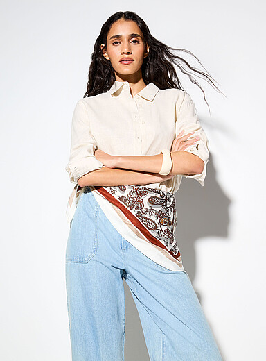 Le foulard triangulaire paisley