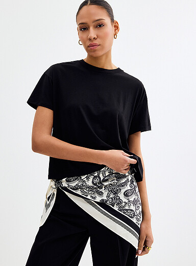 Le foulard triangulaire paisley