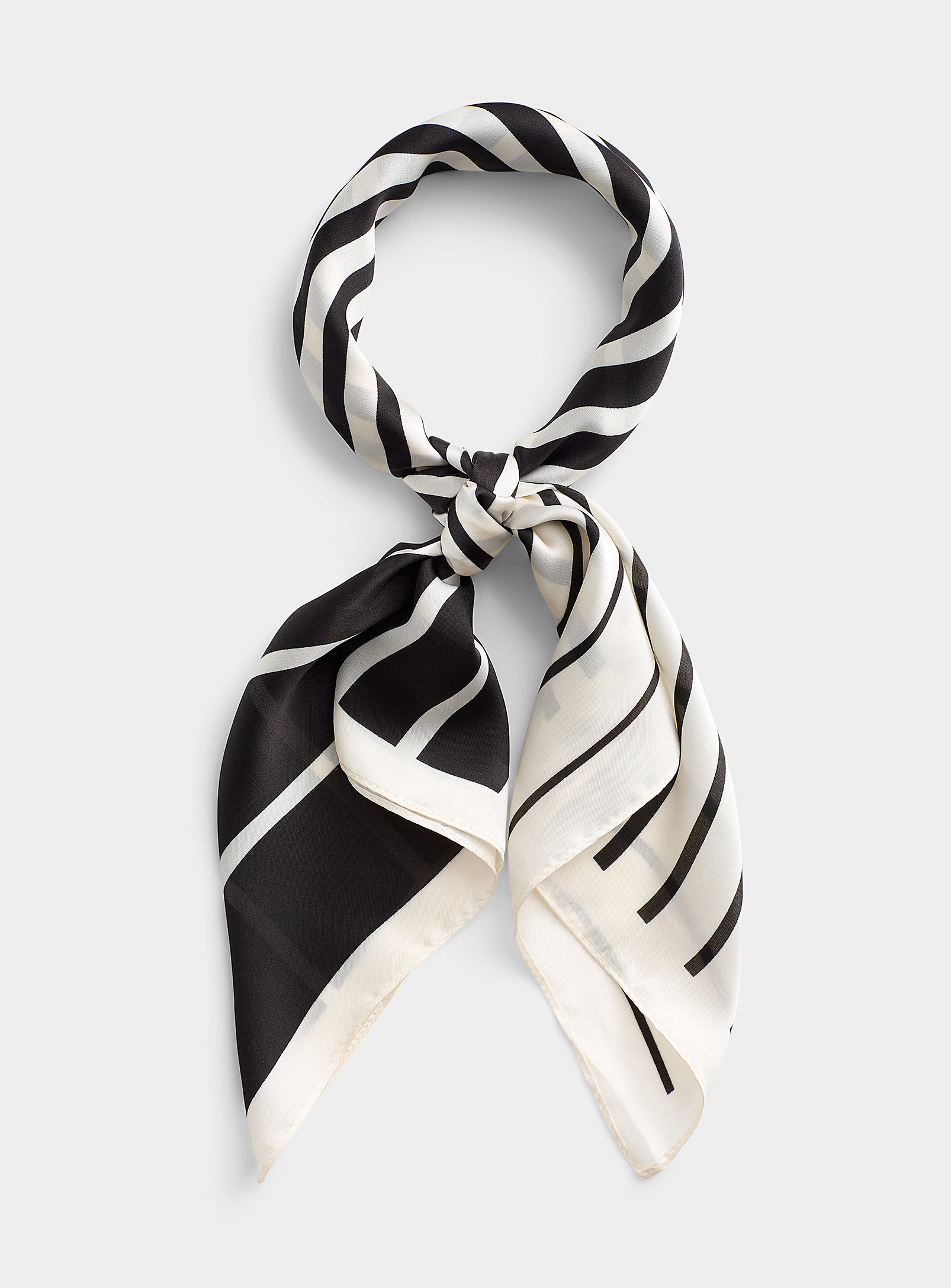 Simons - Women's Graded stripe scarf