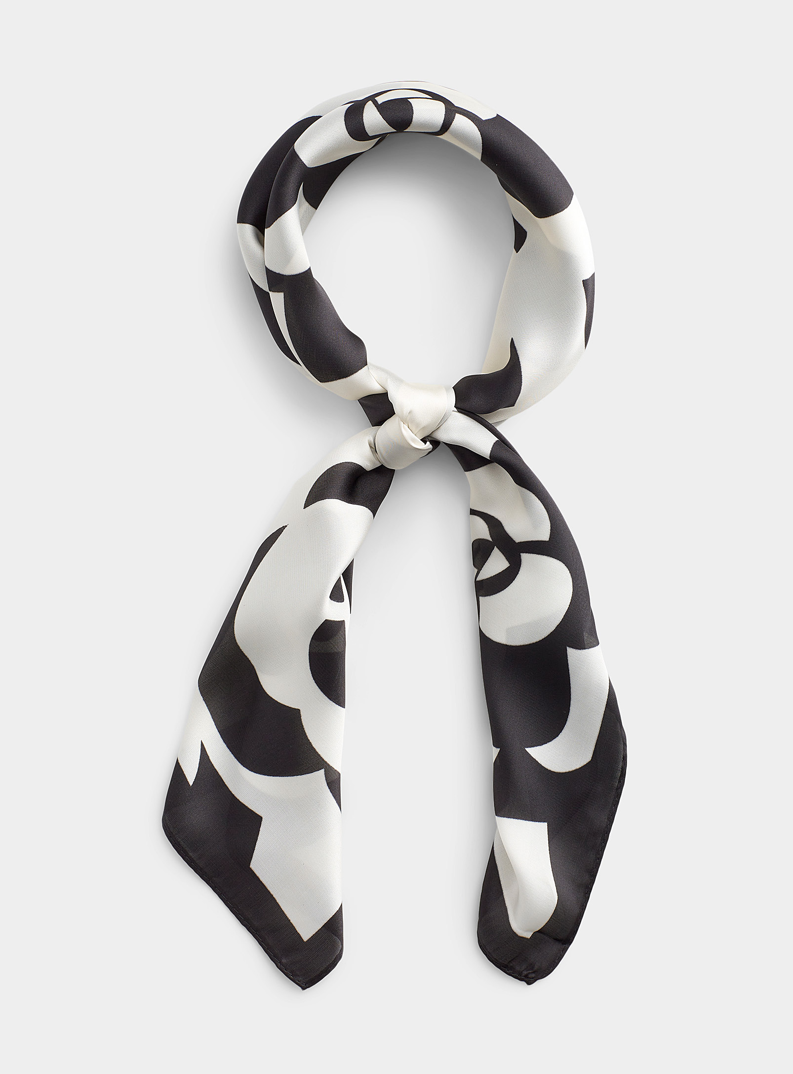 Simons - Women's Floral geometry scarf