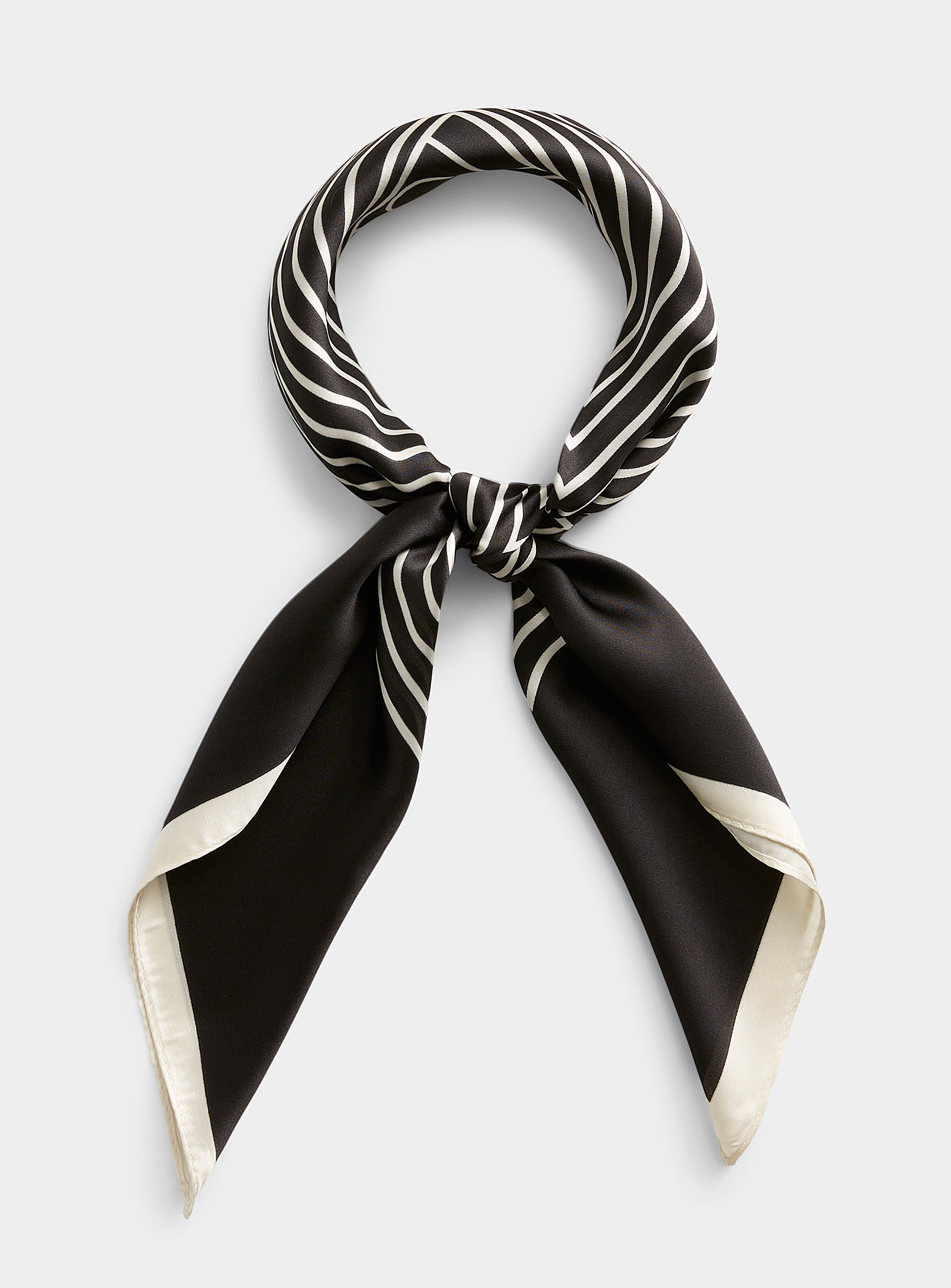 Simons - Women's Graphic contrast scarf