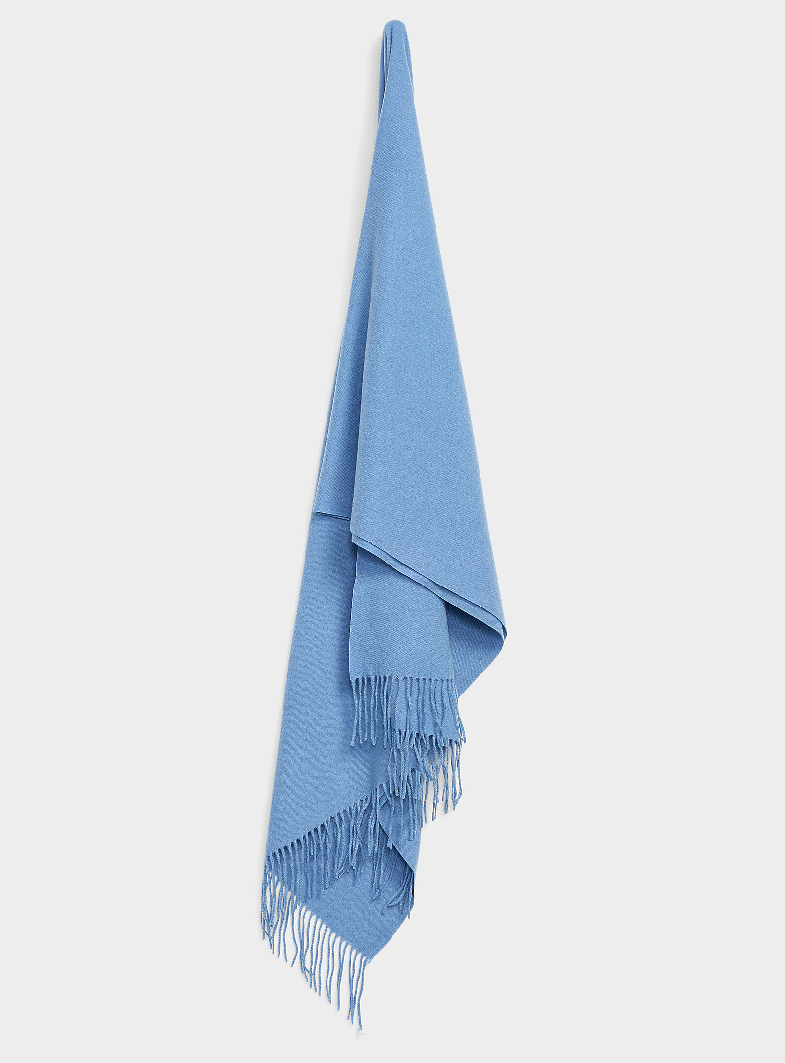 Simon's Solid-coloured Scarf In Blue