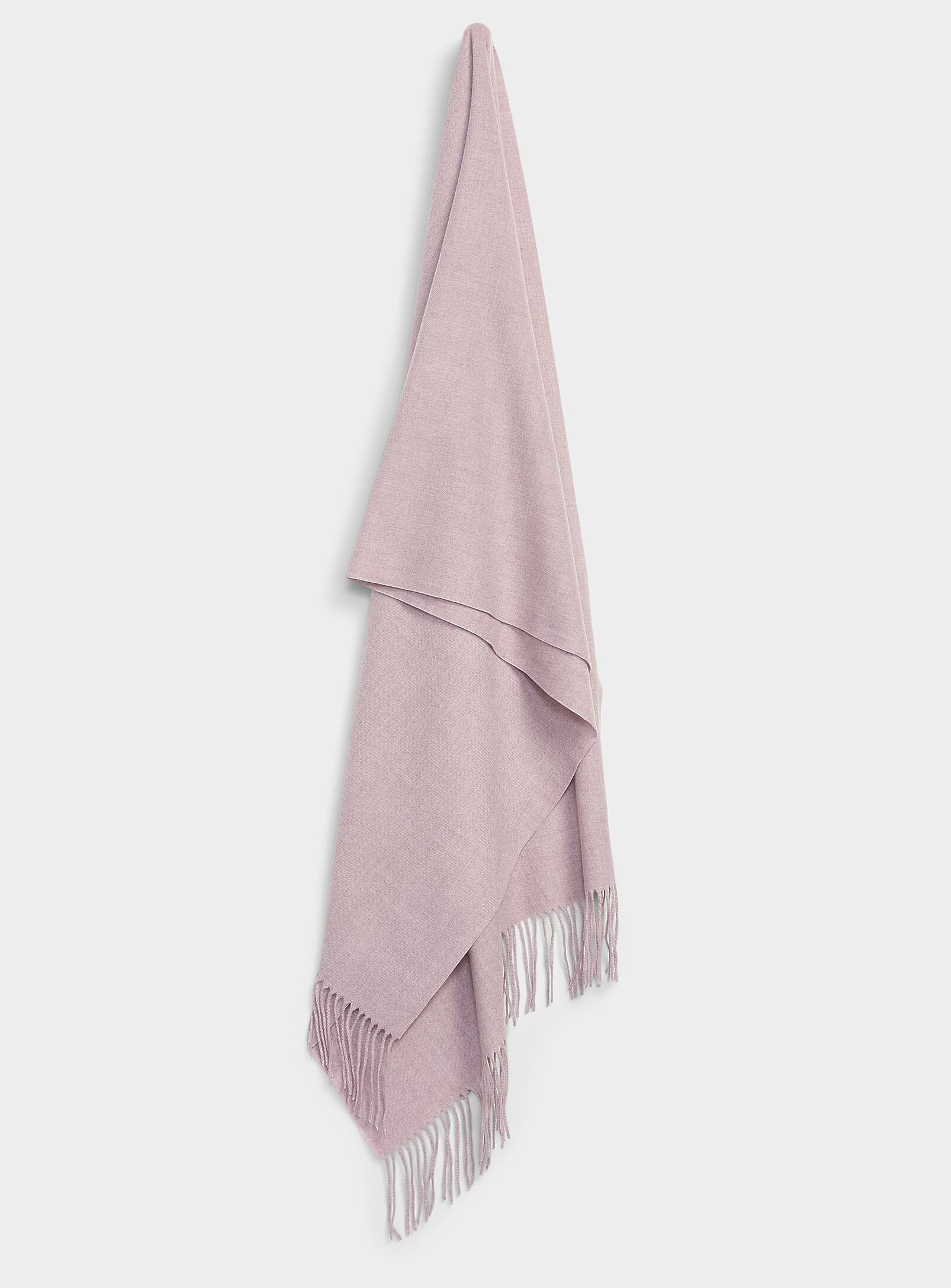 Simon's Solid-coloured Scarf In Purple