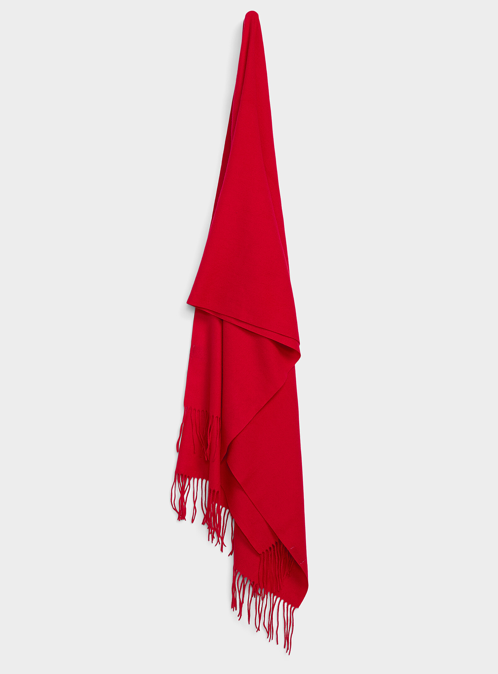 Simon's Solid-coloured Scarf In Red