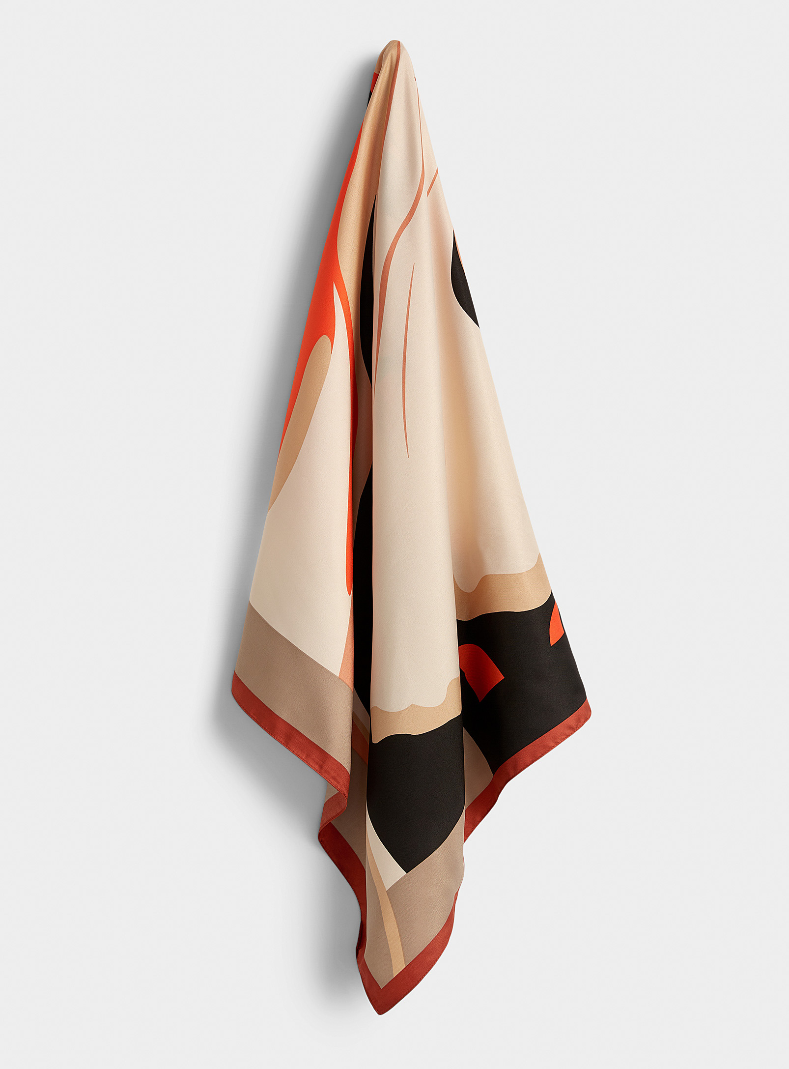 Simons - Women's Abstract blossom scarf