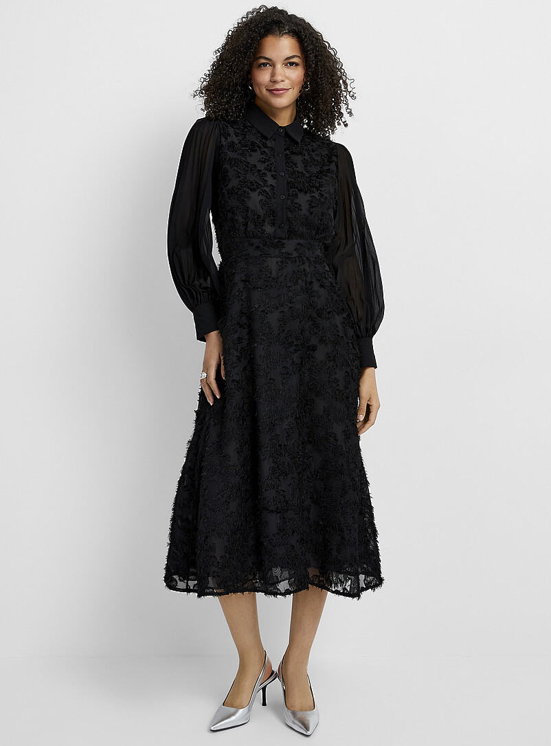 Simons Ruffle Robe Robes pour Femme | Soirée, Midi, Noire et Plus | Simons